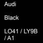 Preview: Audi, Black, LO41 / LY9B / A1.
